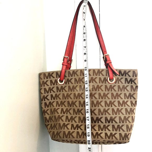 MICHAEL KORS, SIGNATURE LOGO TOTE HANDBAG - Picture 4 of 6